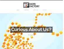 Tablet Screenshot of hopefactory.in